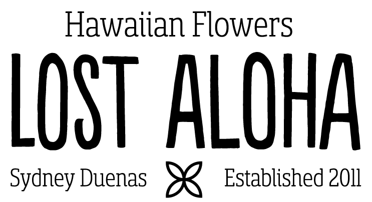 Logo for Lost Aloha Sydney Duenas Hawaiian Flowers